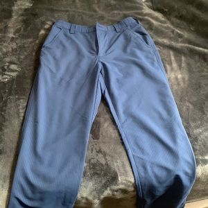 Blue pine stripe golf pants